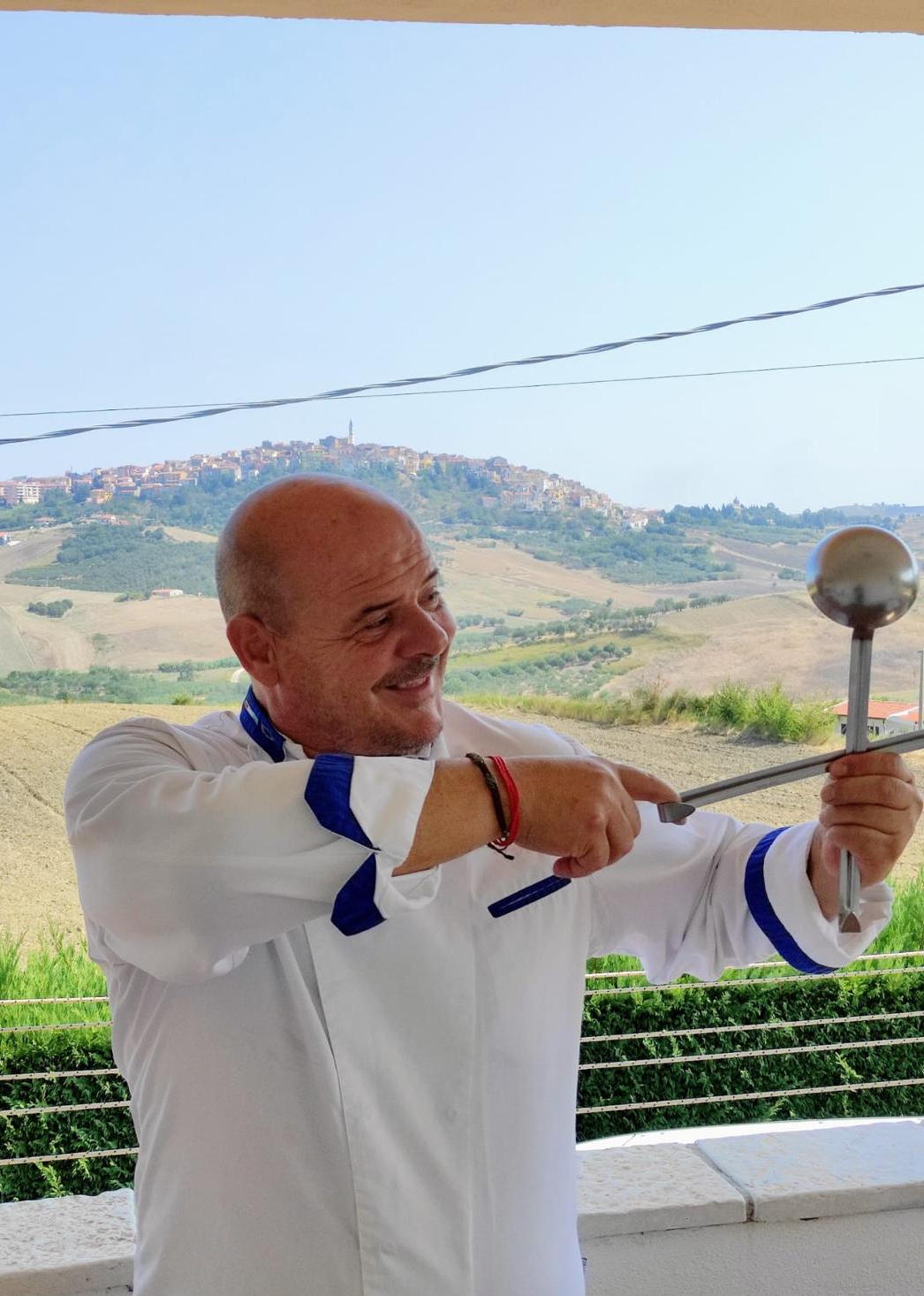 Ritratto dello chef Ruggiero D'Ascenzo